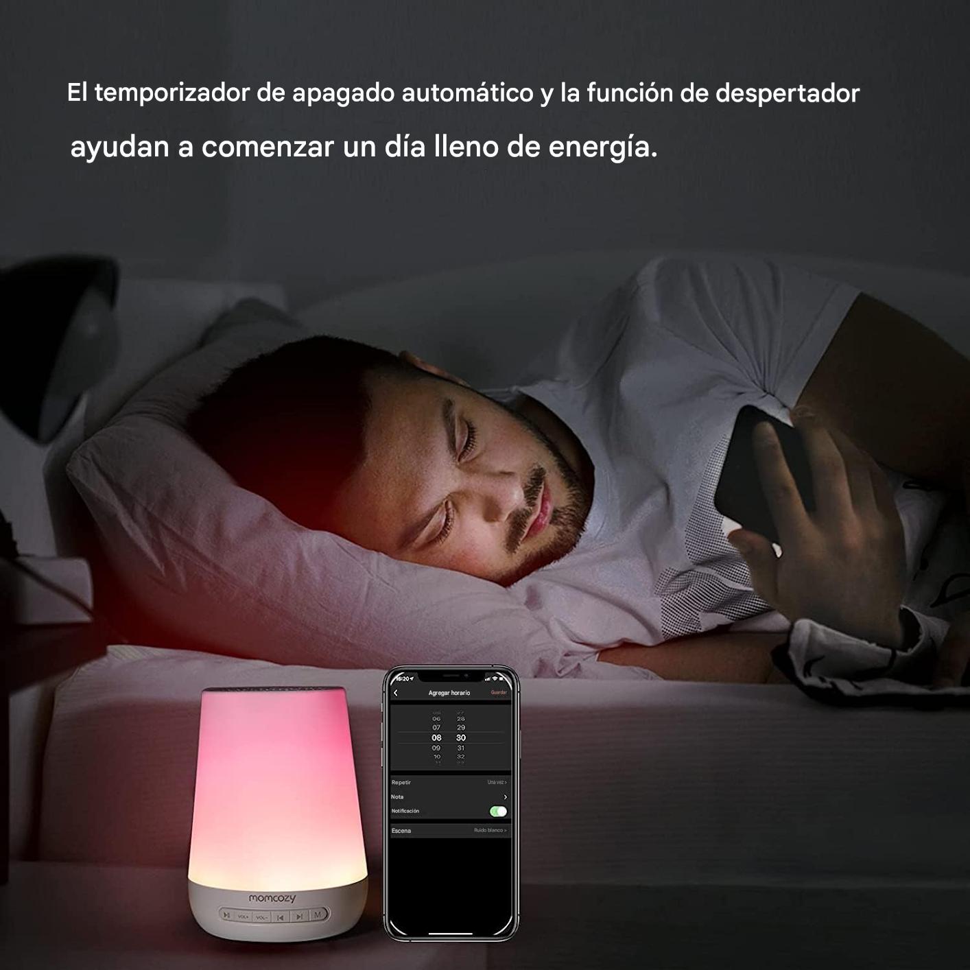 Combo Momcozy | Máquina de Sonido Inteligente + Máquina de Sonido Portátil para Bebé