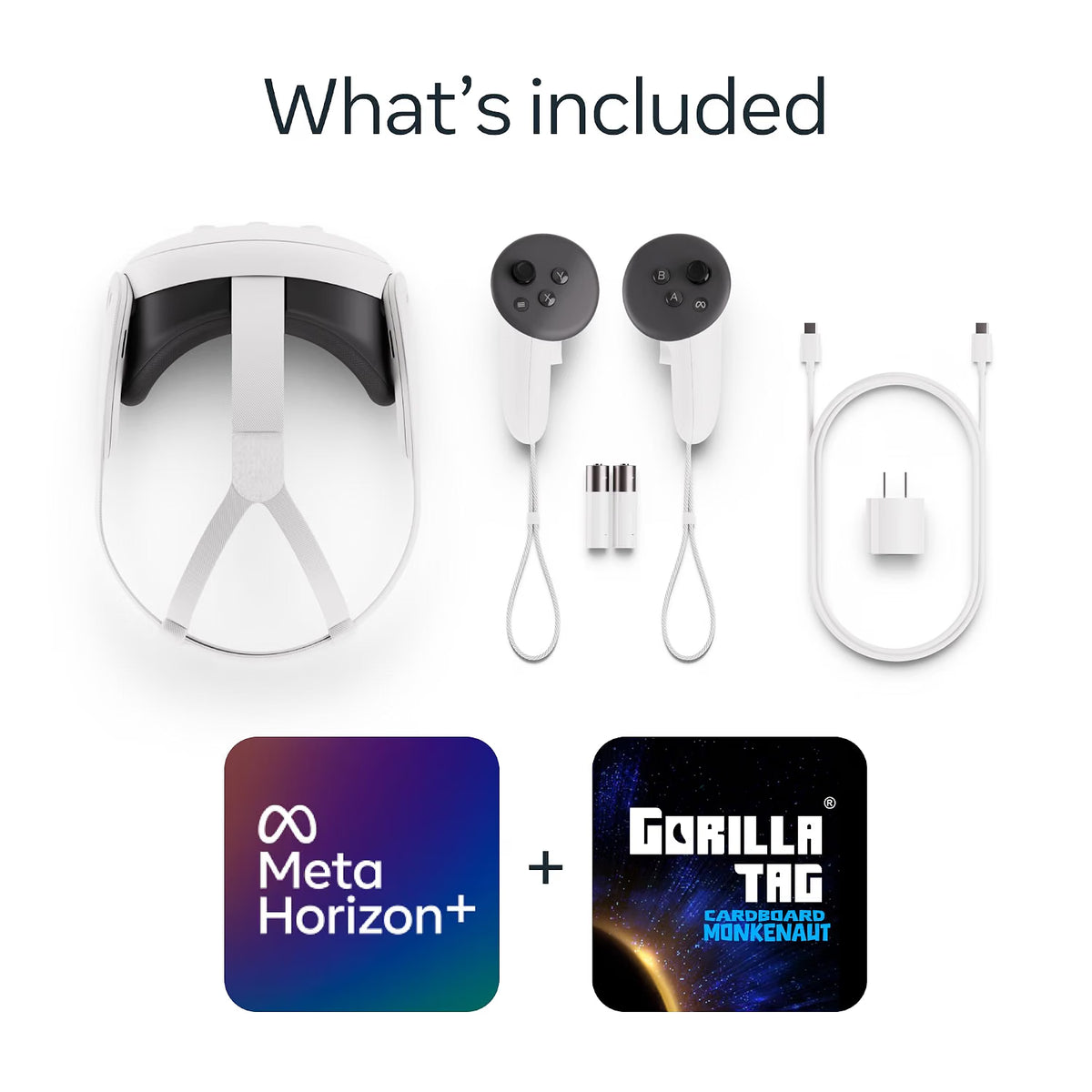 Meta Quest 3 512GB – Visor de Realidad Virtual, Snapdragon XR2 Gen 2, Paquete Gorilla Tag
