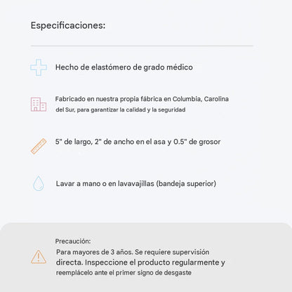 Juguete Sensorial Masticable con textura para estimulación oral - ARK