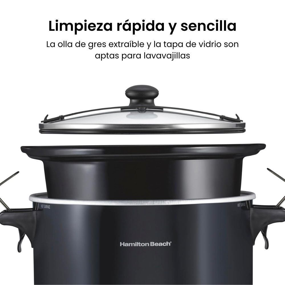 Olla de Cocción Lenta Extra Grande - Hamilton Beach