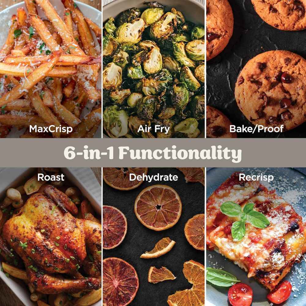 Ninja Crispi Pro – Freidora de Aire de Vidrio 6 en 1