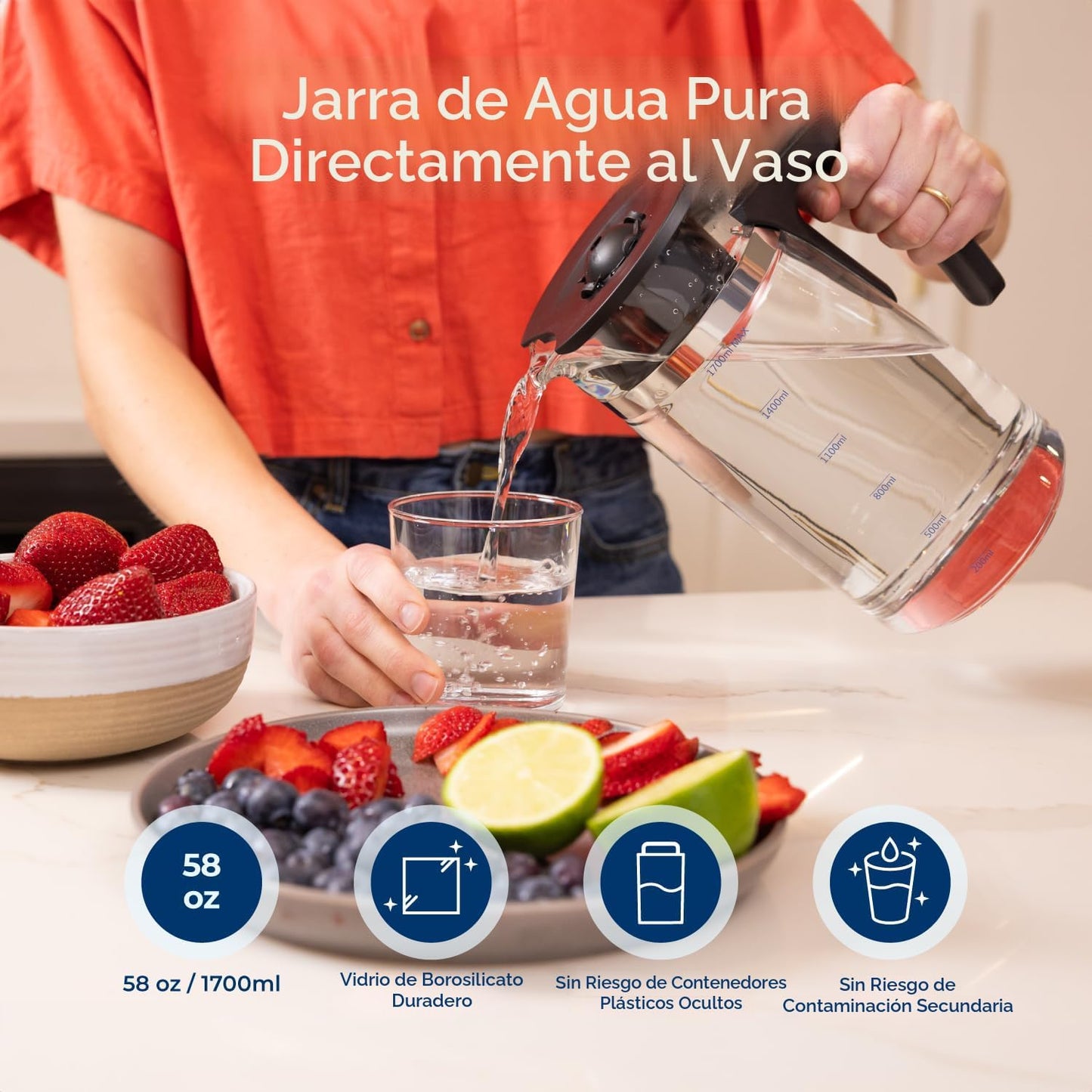Filtro de agua para encimera con sistema de ósmosis inversa - Bluevua RO100ROPOT