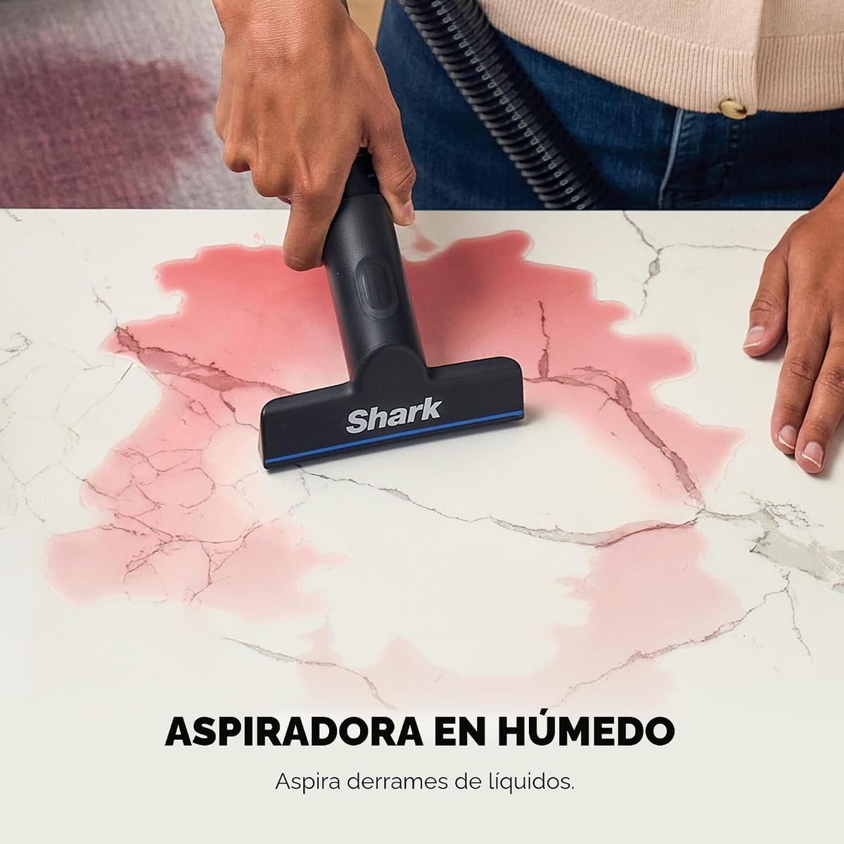Aspiradora 3 en 1: Aspira en Seco, Húmedo y Limpia Manchas - Shark EveryMess VX102BRN
