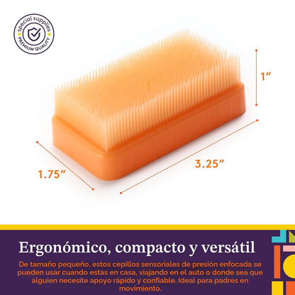 Cepillos de Terapia Sensorial para Estimulación, Paquete de 6 - Special Supplies