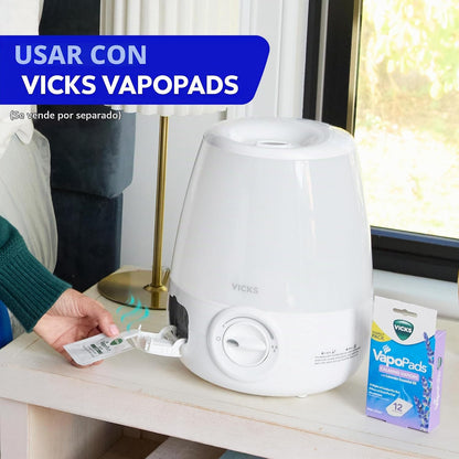 Humidificador Ultrasónico de Niebla Fría - Vicks