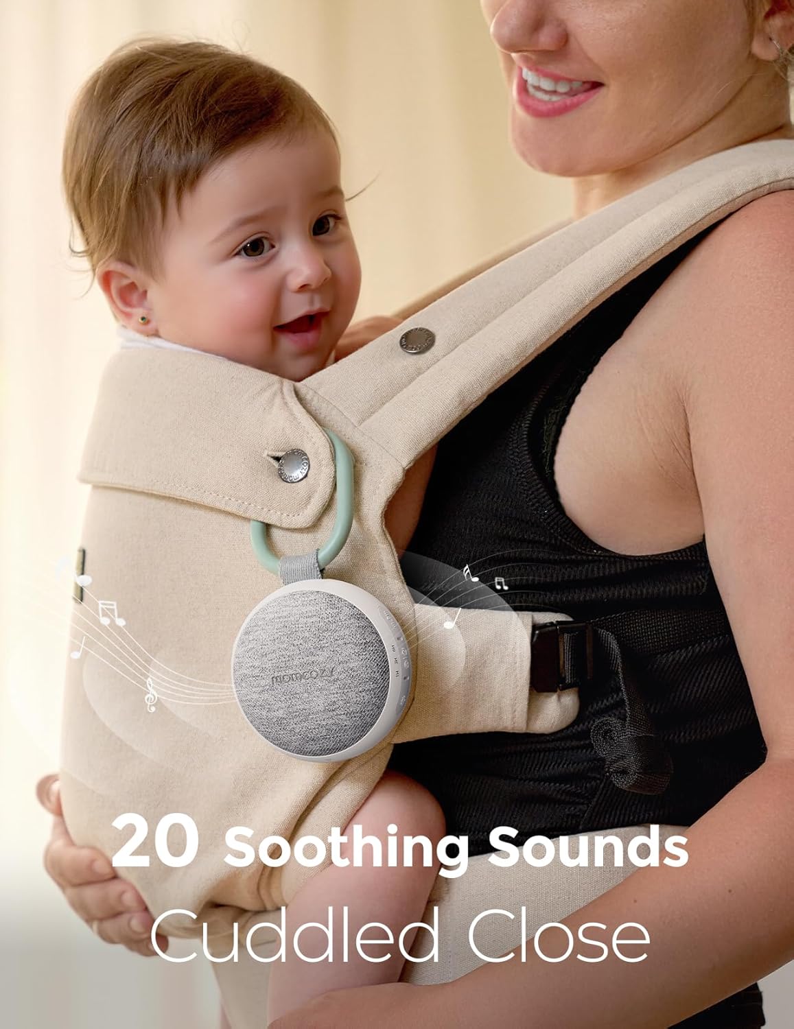Combo Momcozy | Máquina de Sonido Inteligente + Máquina de Sonido Portátil para Bebé