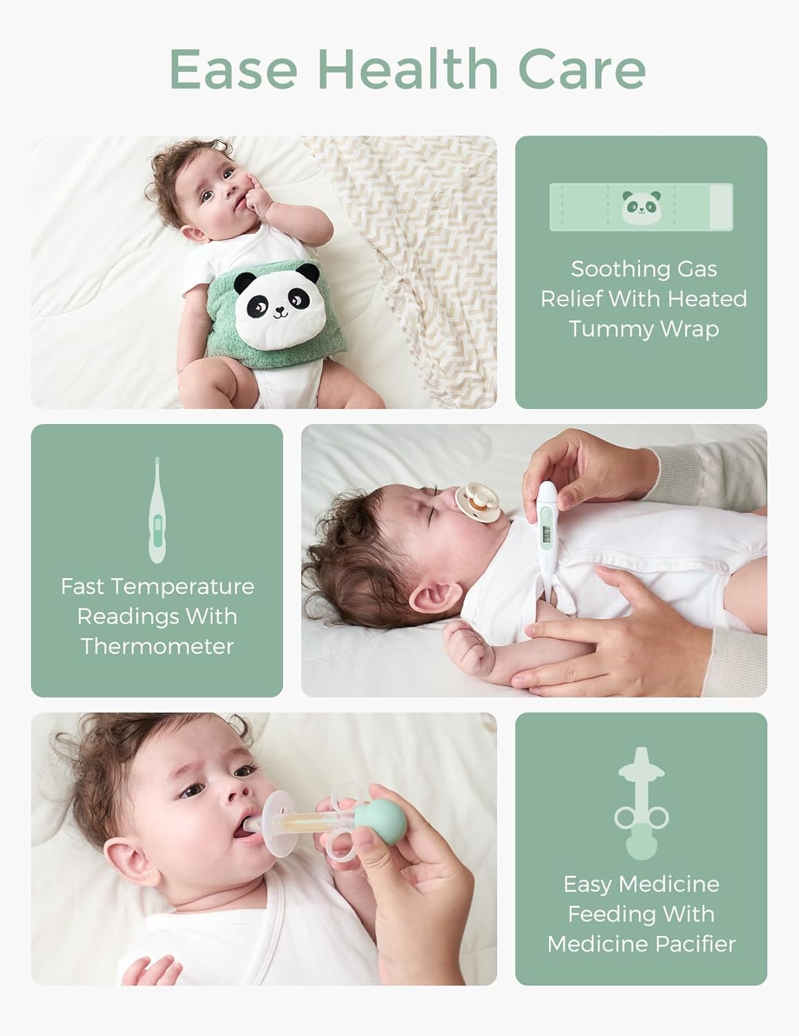 Kit Momcozy Elite para Recién Nacido | Cuidado, Higiene y Salud del Bebé Todo en Uno