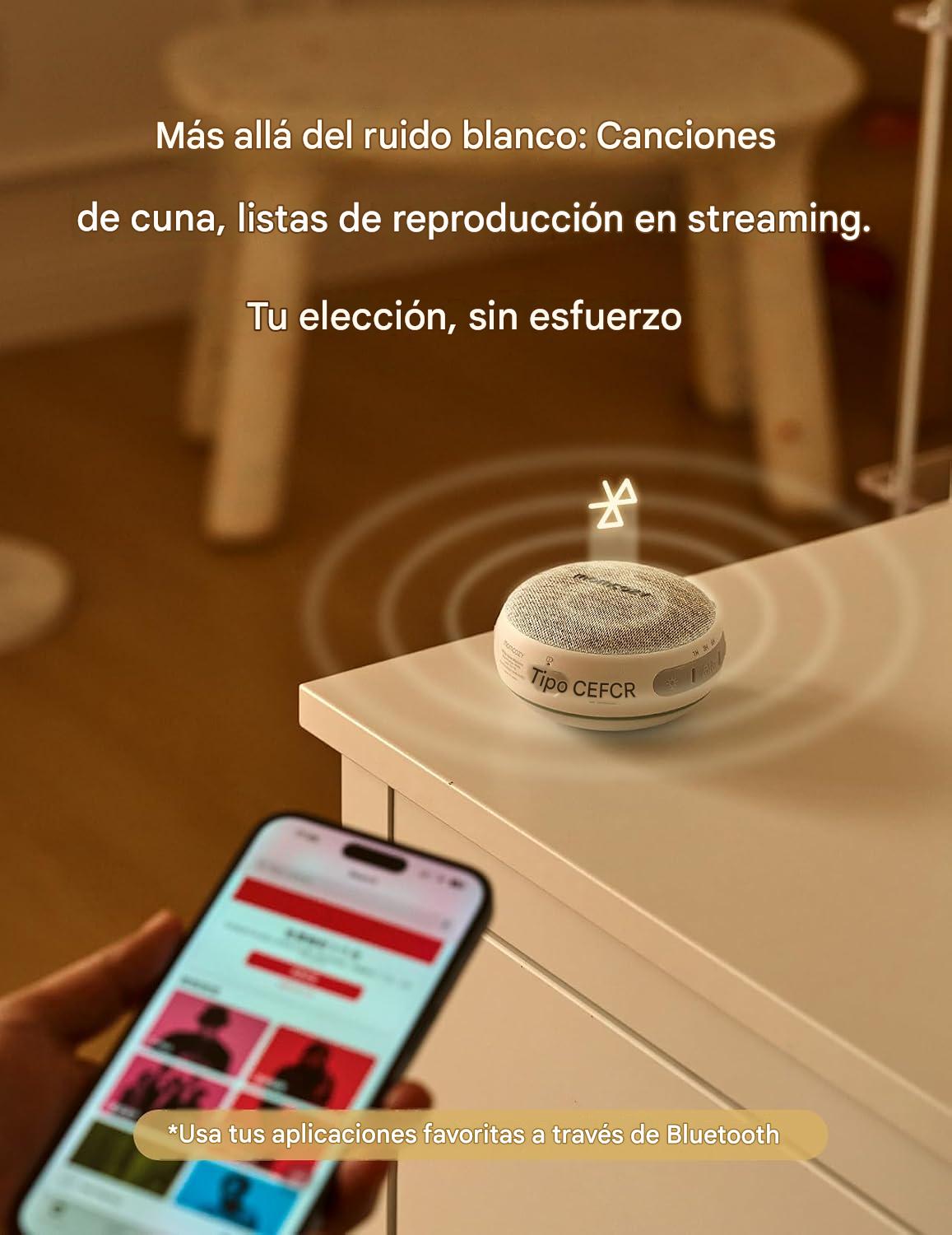 Combo Momcozy | Máquina de Sonido Inteligente + Máquina de Sonido Portátil para Bebé