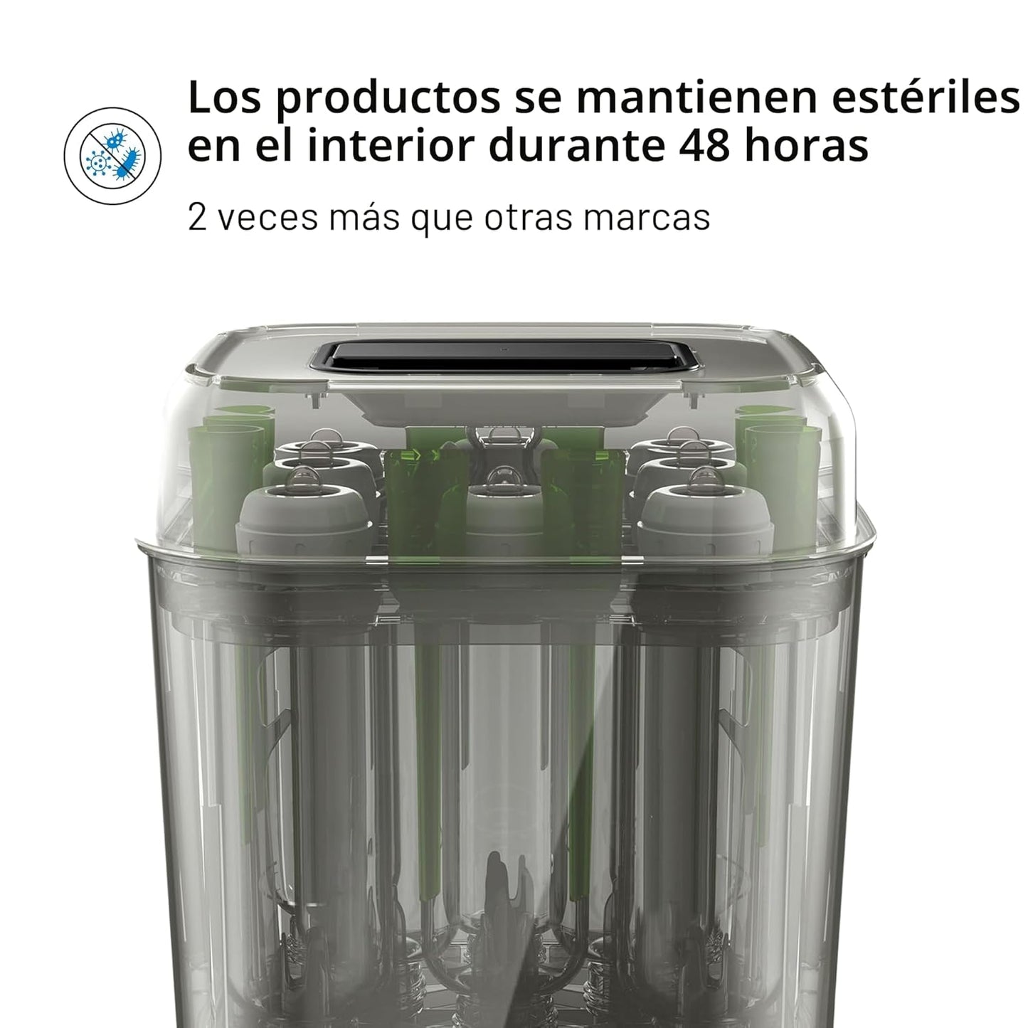 Baby Brezza SuperQuick – Esterilizador y secadora de biberones en 10 minutos
