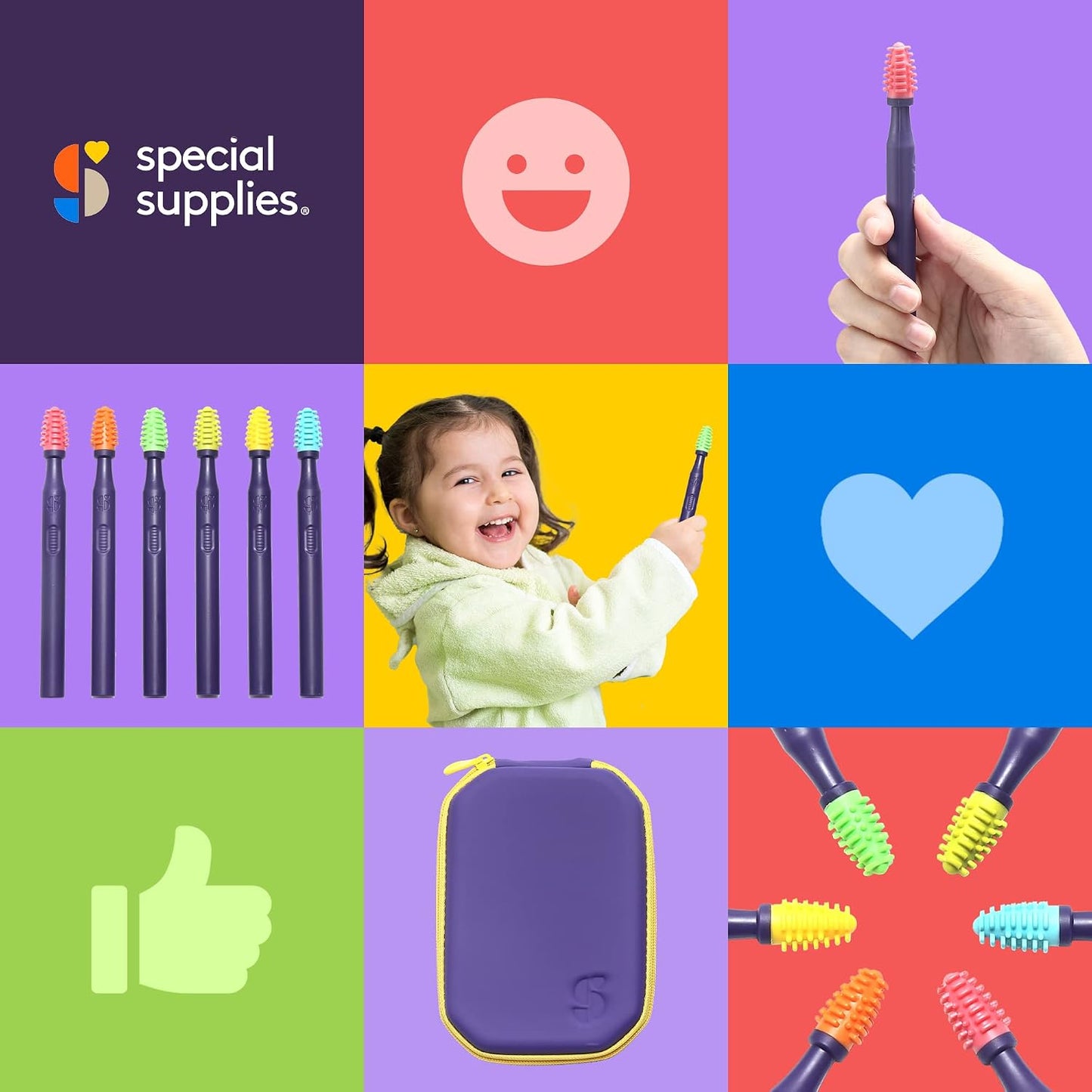 Cepillos Bucales Sensoriales para Estimulación Oral - Special Supplies