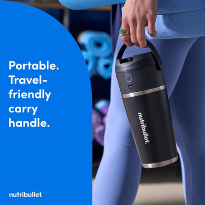 NutriBullet Flip - Batidora Portátil con Vaso Térmico para Batidos Perfectos