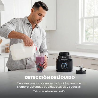 Licuadora y Procesador de Alimentos 3 en 1 - Ninja BlendSense Pro 1800W | Batidos, Masas y Salsas