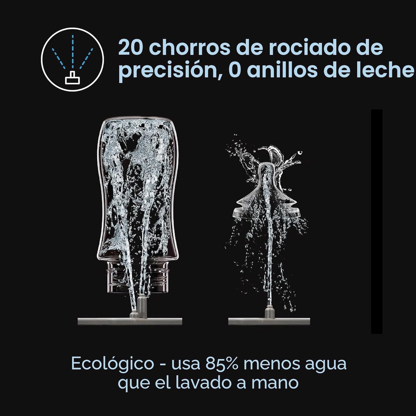 Baby Brezza Bottle Washer Pro – Lavadora, Esterilizador y Secadora de Biberones Todo en Uno