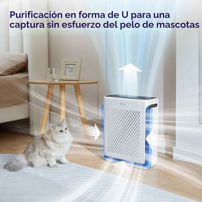 LEVOIT Vital 100S-P – Purificador de aire inteligente para habitaciones grandes hasta 1073 ft², WiFi, filtro grado HEPA