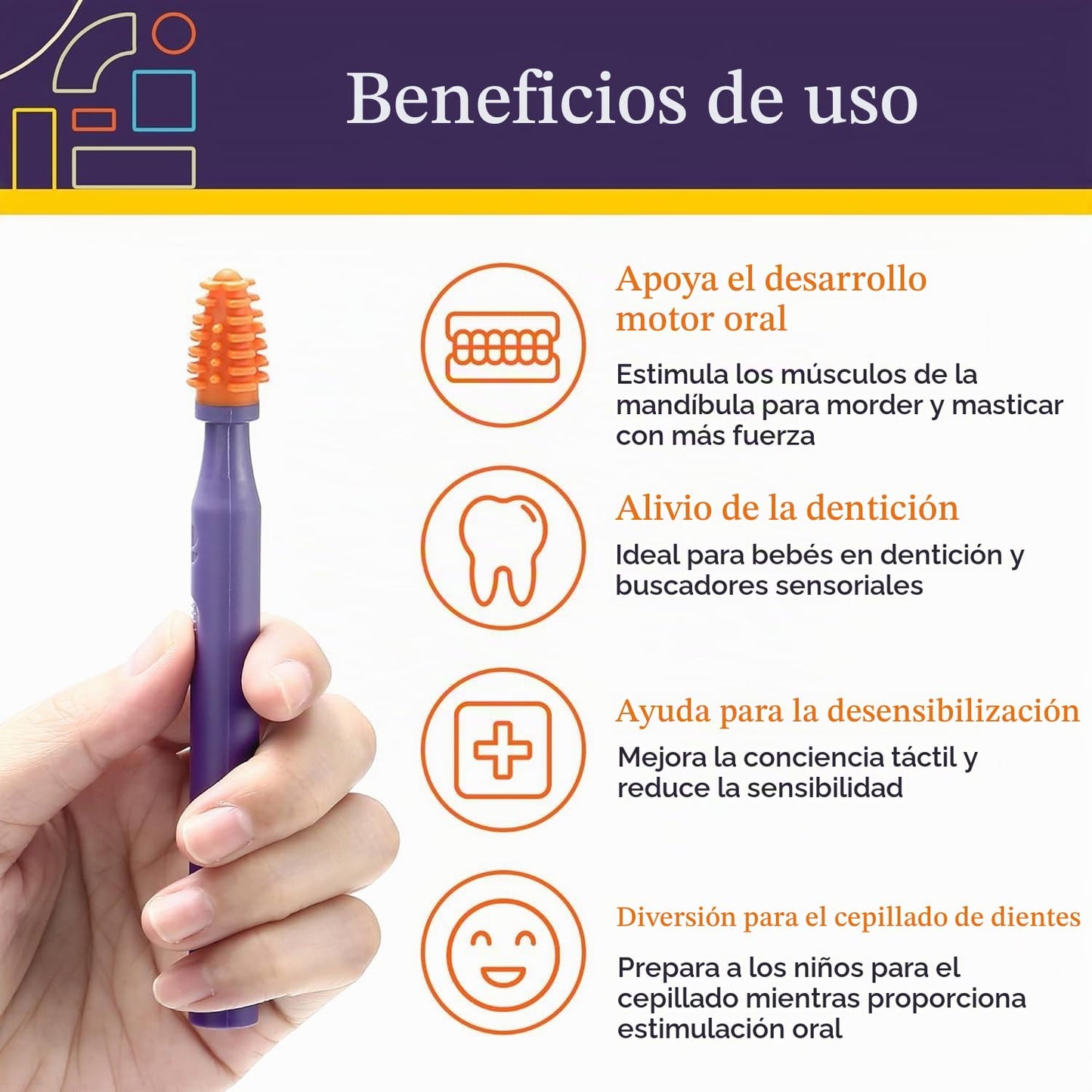 Cepillos Bucales Sensoriales para Estimulación Oral - Special Supplies