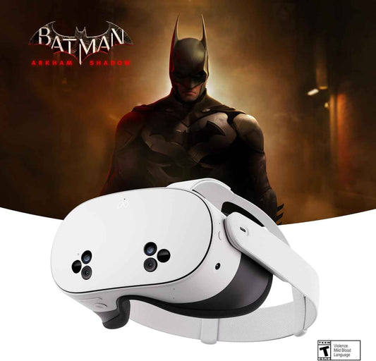 Meta Quest 3S 256GB – Gafas de Realidad Mixta Todo en Uno | Batman Arkham Shadow