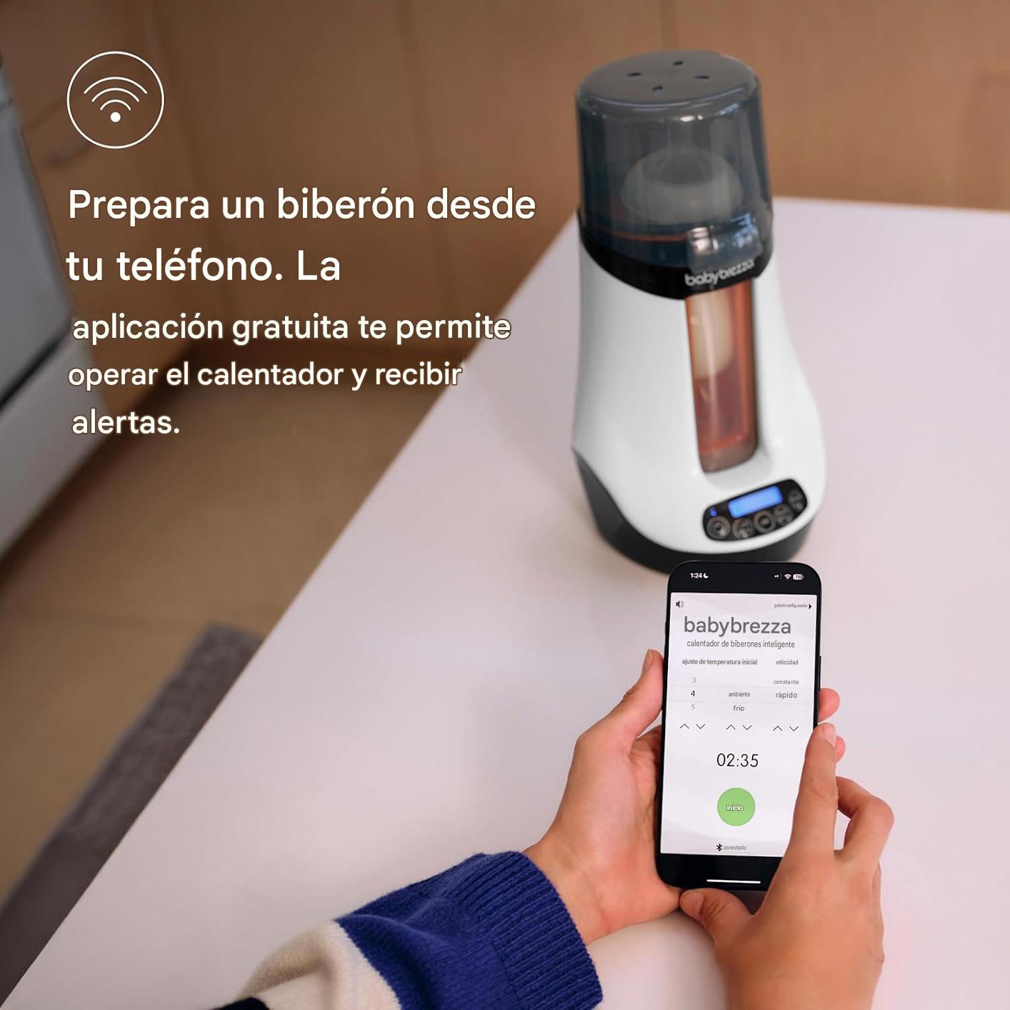 Baby Brezza – Calentador Inteligente de Biberones y Leche Materna