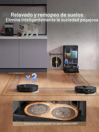 Dreame X30 Ultra - Robot Aspirador y Trapeador Inteligente con Autolimpieza Integral