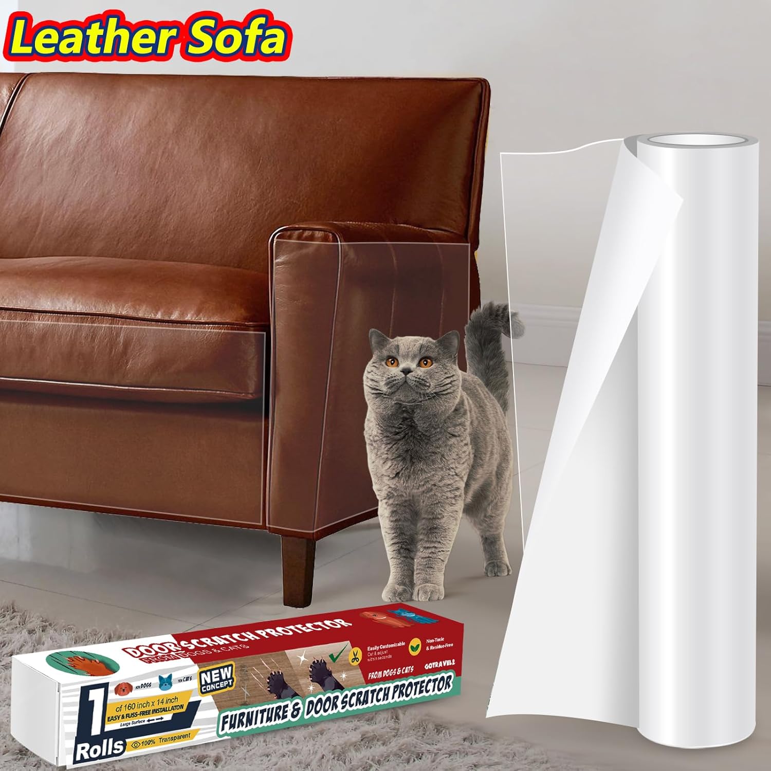 Protector de muebles antiarañazos para gatos