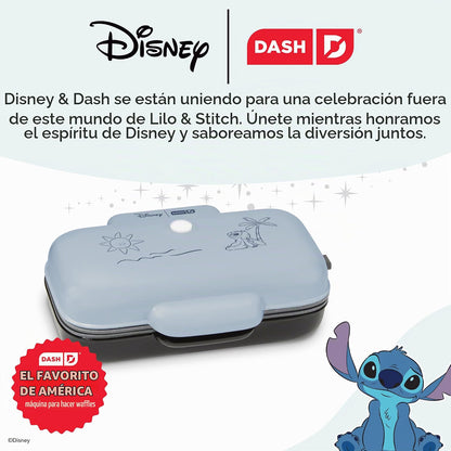 Waflera Doble Mini con Diseño de Stitch - Disney | Dash MultiMaker