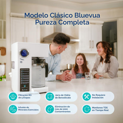Filtro de agua para encimera con sistema de ósmosis inversa - Bluevua RO100ROPOT