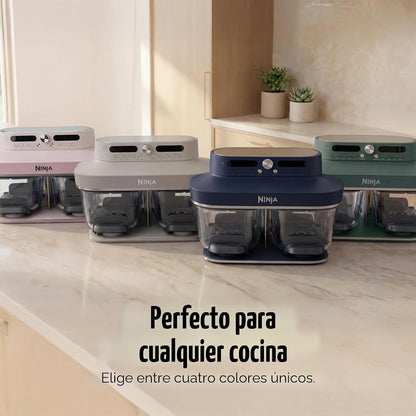 Ninja Crispi DualZone – Freidora de Aire de Vidrio 6 en 1 con Tecnología DualZone
