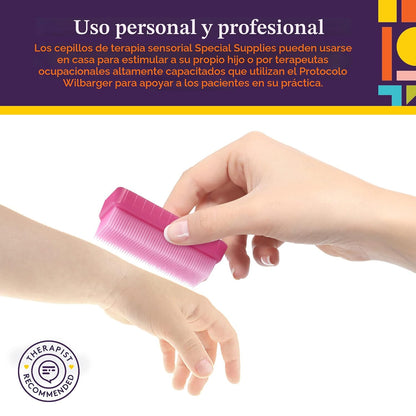 Cepillos de Terapia Sensorial para Estimulación, Paquete de 6 - Special Supplies