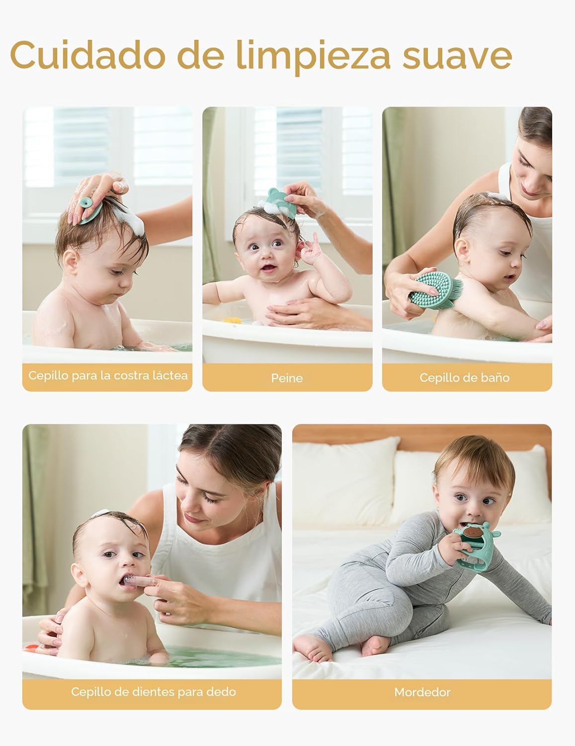 Kit Momcozy Elite para Recién Nacido | Cuidado, Higiene y Salud del Bebé Todo en Uno