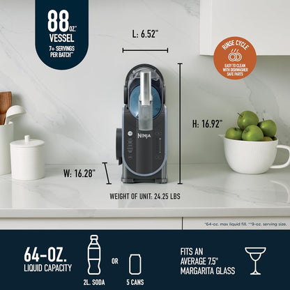 Ninja SLUSHi - Máquina de bebidas congeladas y granizados con tecnología RapidChill