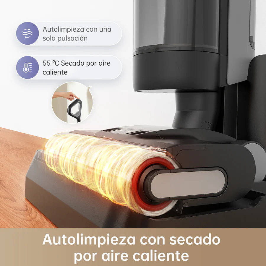 DREAME H12 PRO - Aspiradora y trapeador inalámbrico todo en uno, limpiador inteligente para suelos duros