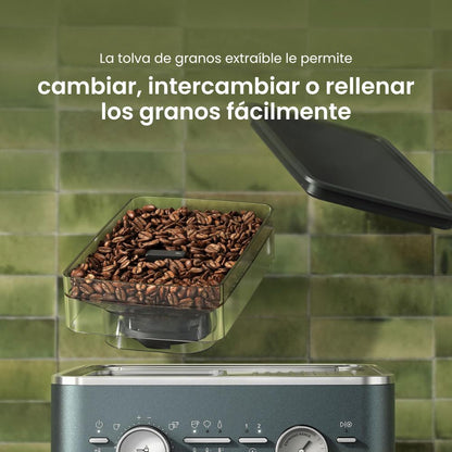 Máquina de Café Espresso Semiautomática con molinillo de rebabas - KitchenAid