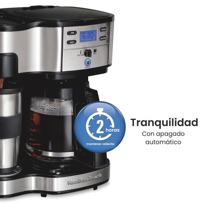 Cafetera Programable  - Hamilton Beach Brewer de 2 vías