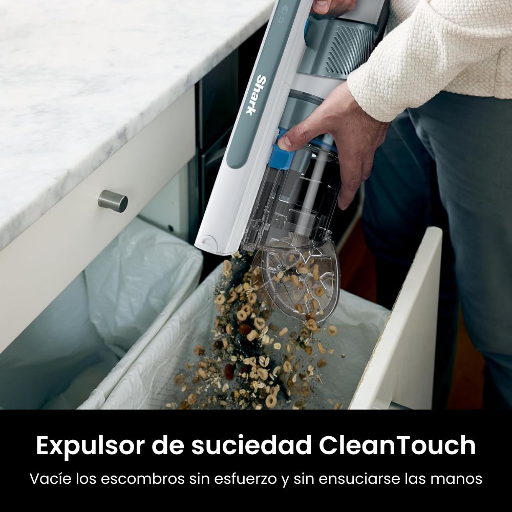 Aspiradora Inalámbrica Ultra Potente - Tecnología FloorDetect | Filtro HEPA - Shark PowerPro Plus