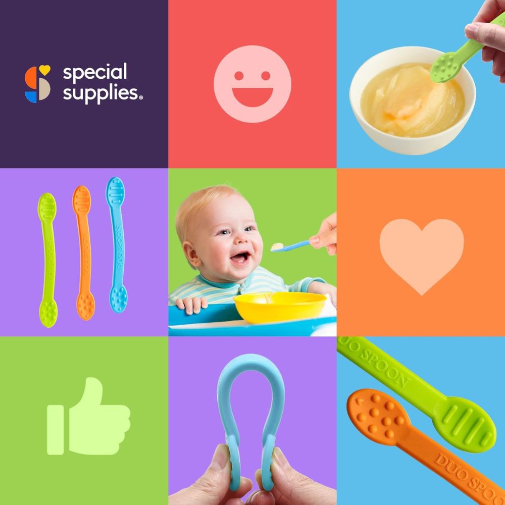 Cucharas de Terapia Oral Sensorial - Special Supplies Duo Spoon