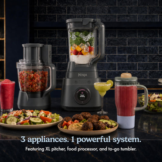 Ninja CrushBOSS – Licuadora 3 en 1 y Procesador de Alimentos