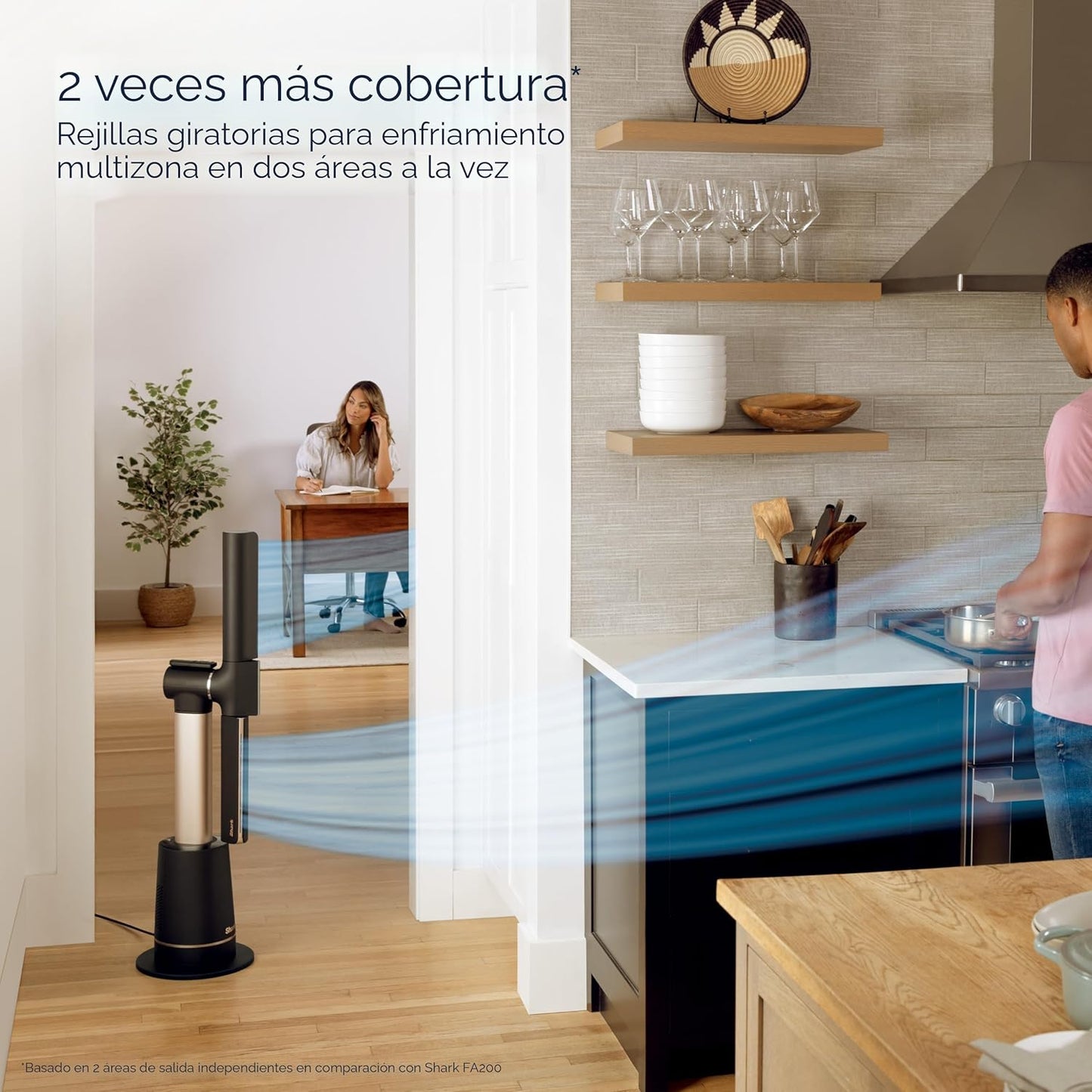 Ventilador de Torre Sin Aspas Ultra Potente - Shark TurboBlade
