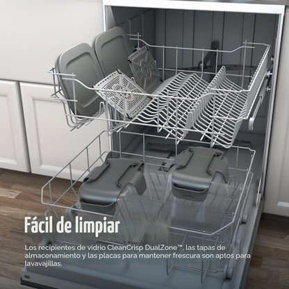 Ninja Crispi DualZone – Freidora de Aire de Vidrio 6 en 1 con Tecnología DualZone