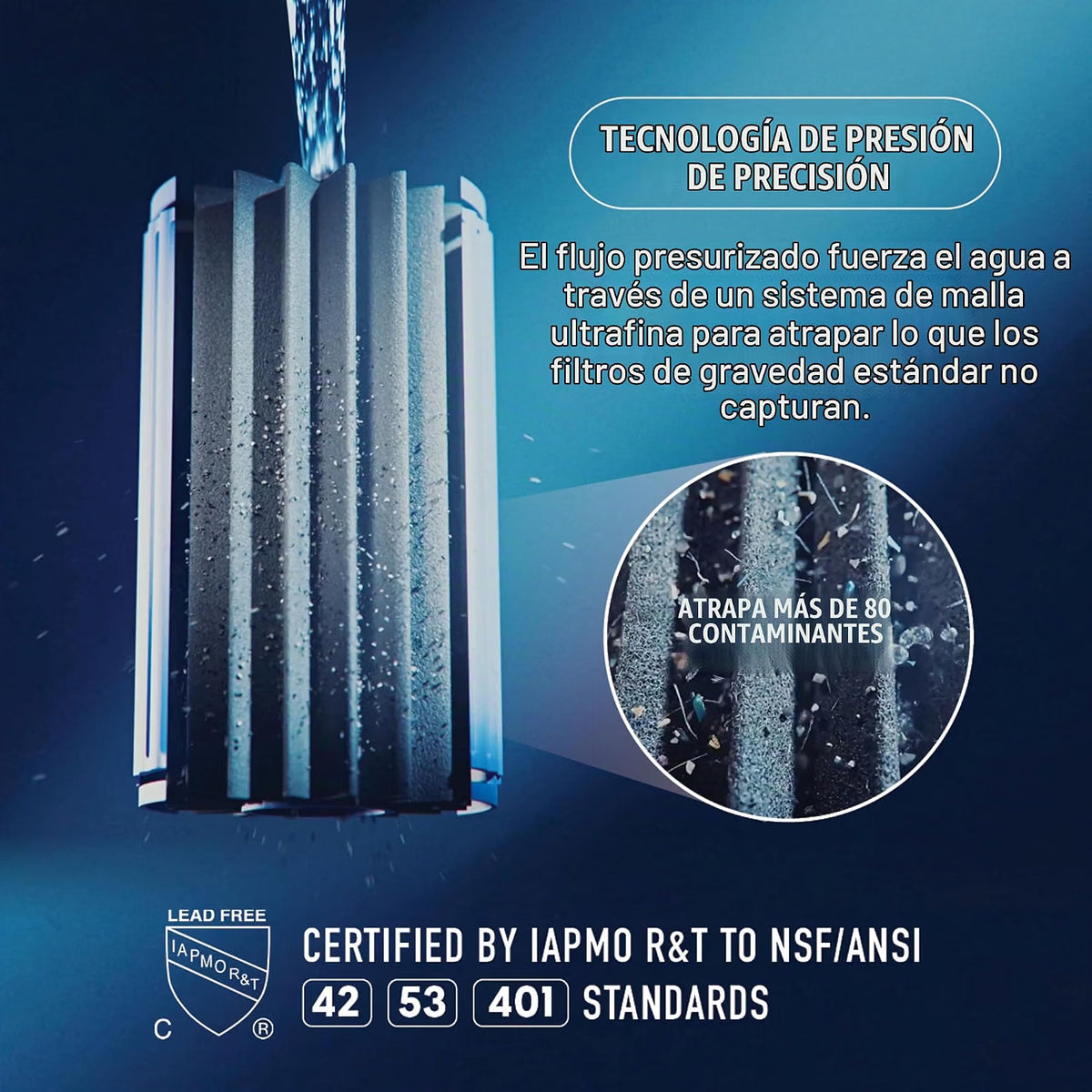 Sistema Inteligente de Filtración de Agua - Ninja HydraSense WF1001
