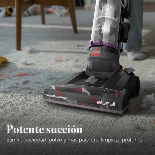 Bissell CleanView 4438 | Aspiradora Vertical sin Bolsa con Potente Succión para Hogares con Mascotas