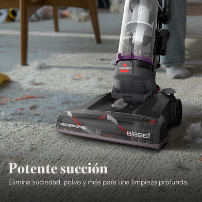 Bissell CleanView 4438 | Aspiradora Vertical sin Bolsa con Potente Succión para Hogares con Mascotas