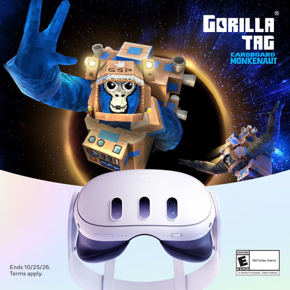 Meta Quest 3 512GB – Visor de Realidad Virtual, Snapdragon XR2 Gen 2, Paquete Gorilla Tag
