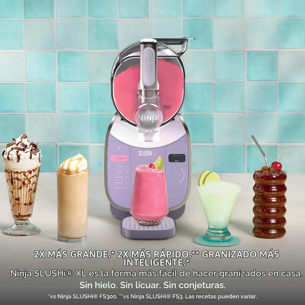 Máquina de Bebidas Congeladas 150 oz - Ninja SLUSHi XL | 6 Programas y SlushAssist
