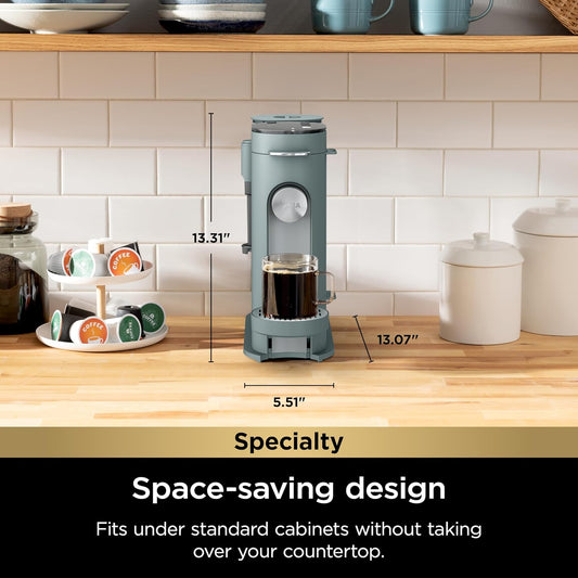 Cafetera de una sola porción, compatible con cápsulas K-Cup - Ninja Pods & Grounds Specialty