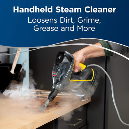BISSELL Power Steamer 3 en 1 – Trapeador y limpiador a vapor multifuncional para interiores y exteriores