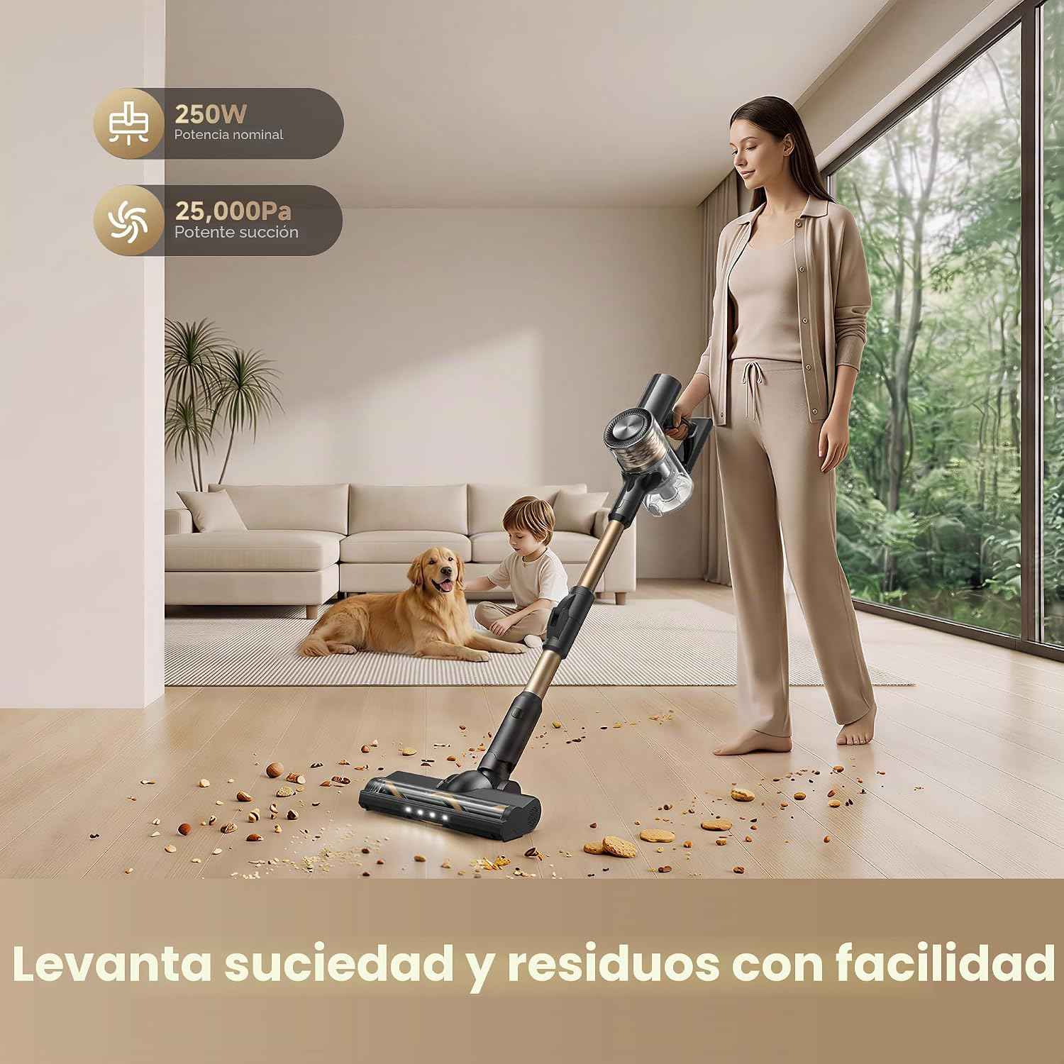 DREAME R10S | Aspiradora Inalámbrica con Varilla Flexible de 180°