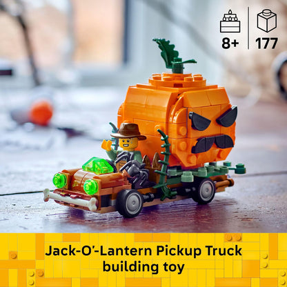 LEGO Camioneta Jack-O'-Lantern | Set de Halloween de 177 Piezas para Niños +8 años