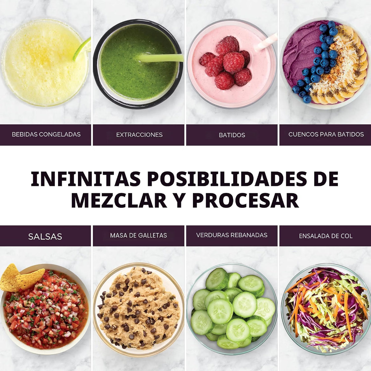 Licuadora y Procesador de Alimentos 3 en 1 - Ninja BlendSense Pro 1800W | Batidos, Masas y Salsas