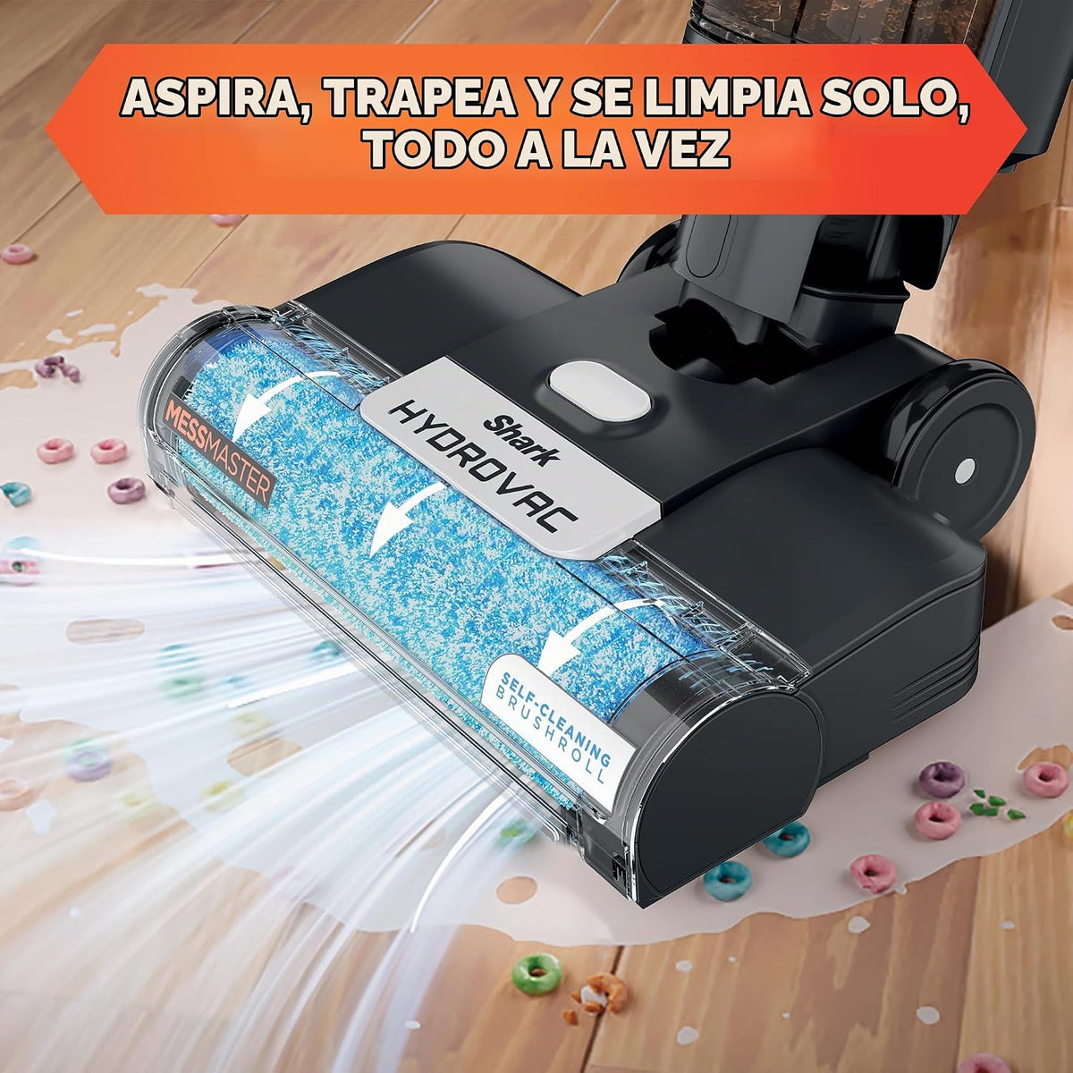 Aspiradora en Seco y Húmedo Inalámbrica 3 en 1 - Shark HydroVac MessMaster –
