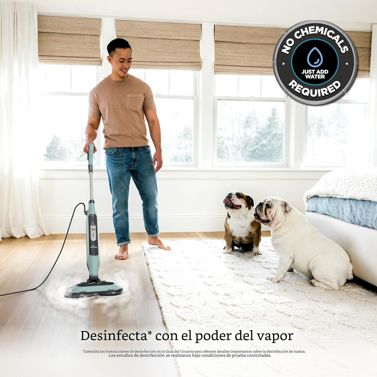 Shark Trapeador de Vapor y Fregado Todo en Uno