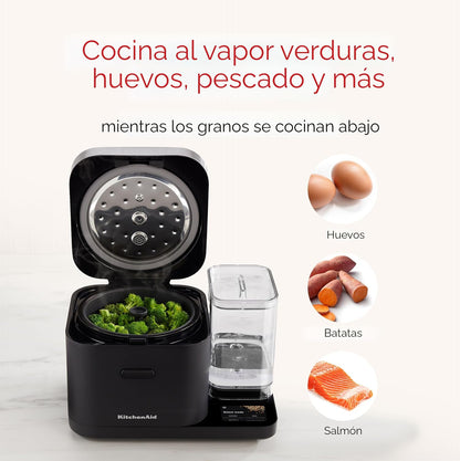 Olla para Arroz y Granos 8 Tazas | Pesa y Dosifica el Agua Automáticamente - KitchenAid